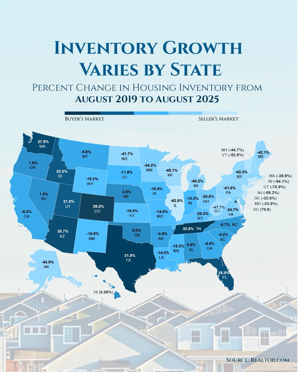 20250724-Social---Inventory-Growth-Varies-by-State-Map-Feed (1) Large What to expect from the Spring Housing Market
