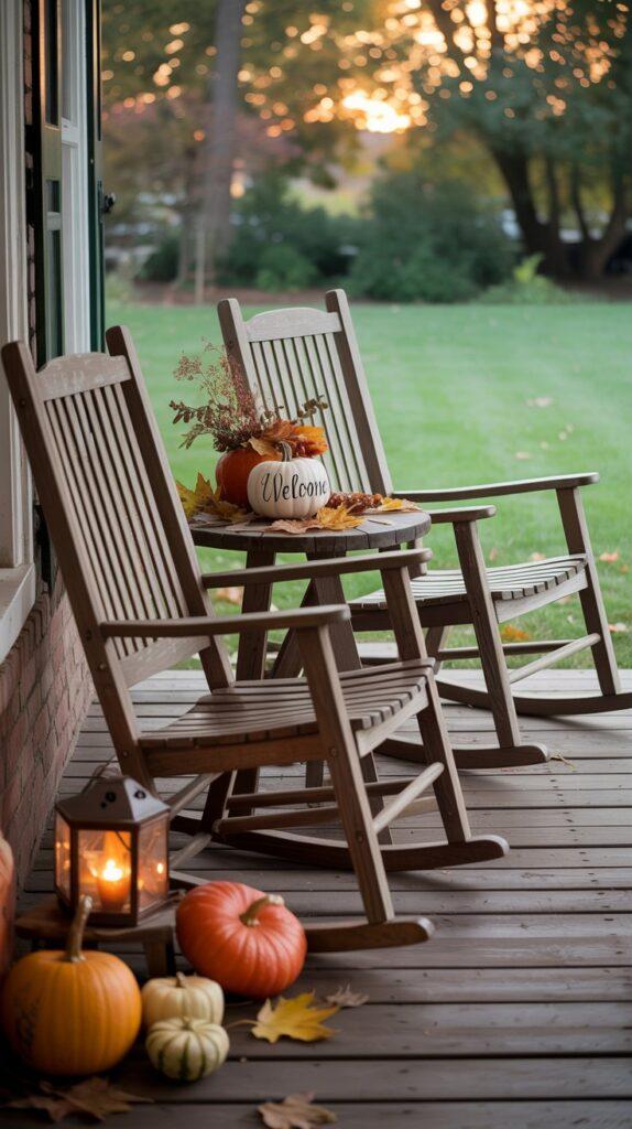 Rocking Chairs on The Front Porch